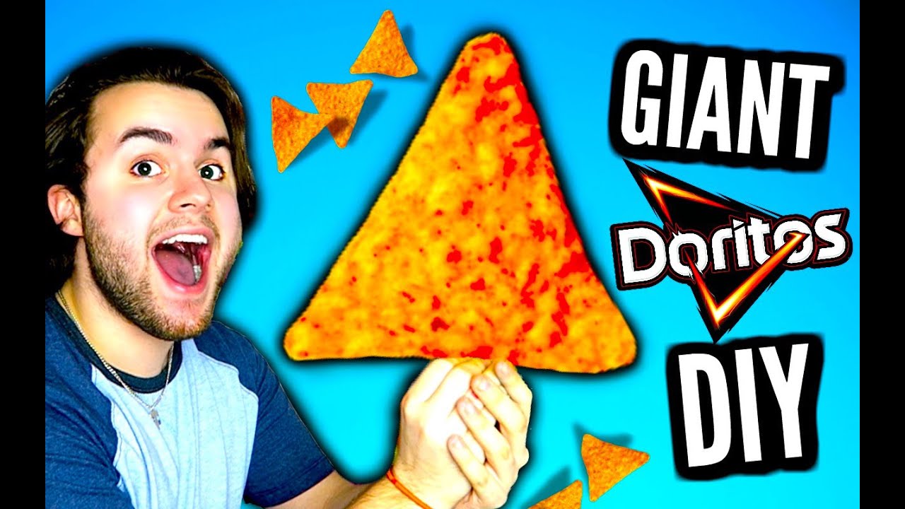 DIY Giant Doritos How To Make HUGE Edible Dorito Biggest Chips In DIY Giant Doritos How To Make HUGE Edible Dorito Biggest Chips In