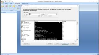 Microsoft Access - Import a CSV File