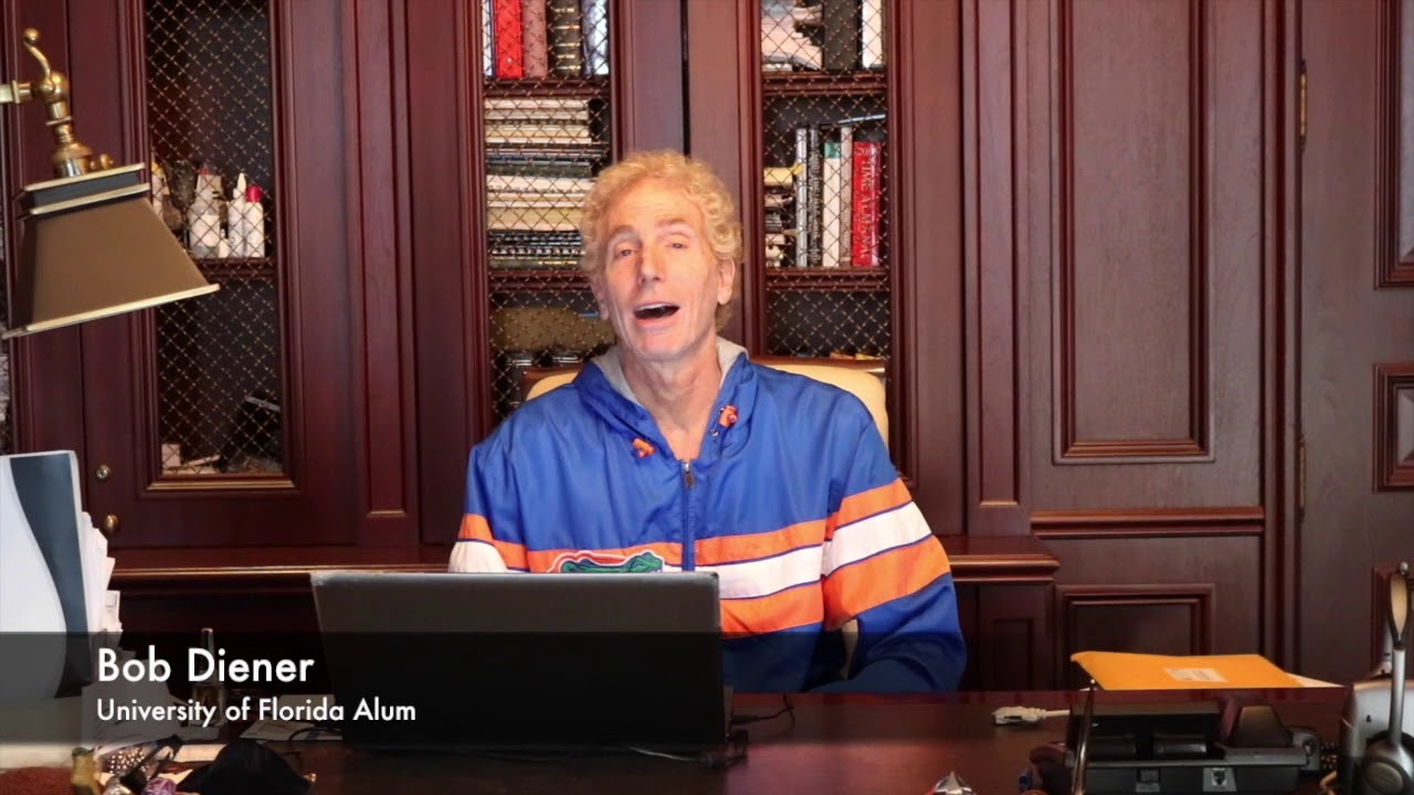University of Florida alum Bob Diener shows pride in his school and