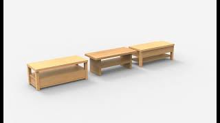 Coffee Tables 03 360 animation