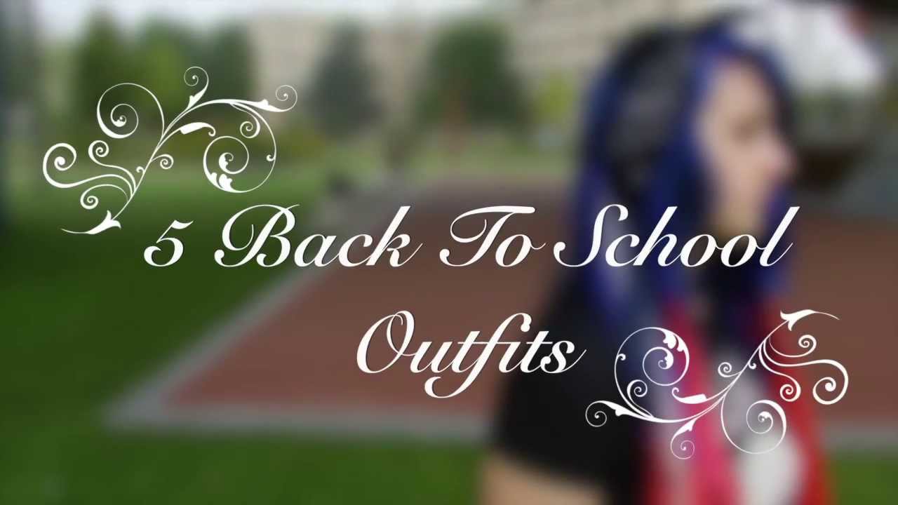 5 back to school outfits
