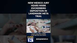 New Mexico jury hears Mark Zuckerberg deposition in landmark Meta trial