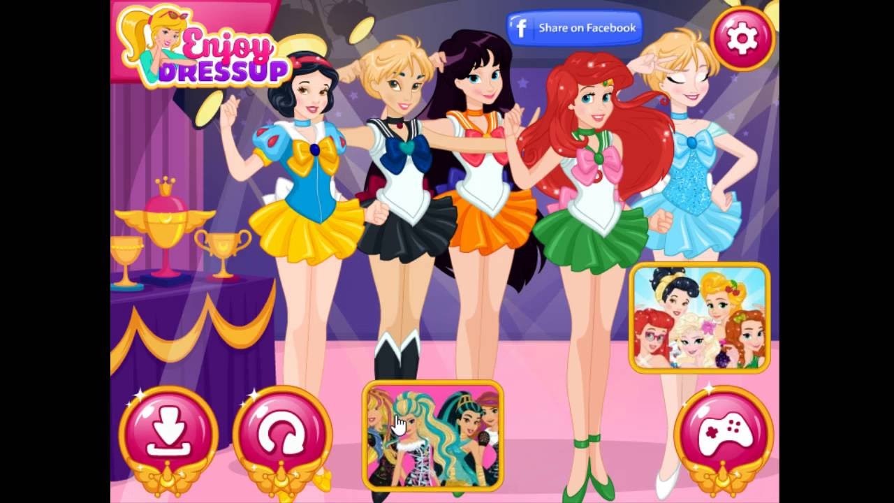 Disney Cosplay Challenge - Hey Girls It's Super Dress Up Time - New Game For Girls
