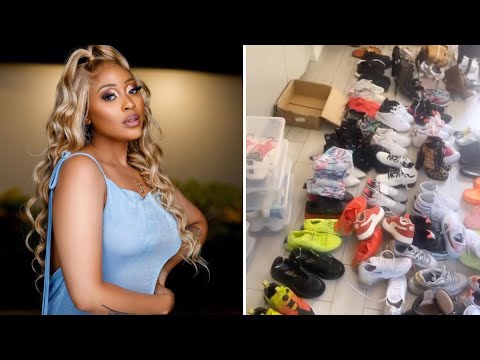 Nadia Nakai’s shows off her sneakers collection in a new video 😳 It’s insane’ 🔥🔥