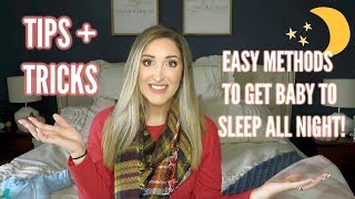 HOW I GOT MY BABIES TO SLEEP THROUGH THE NIGHT | SLEEP TRAINING METHODS + ROUTINES