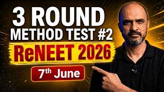 Getting READY for ReNEET on 21st June - Applying 3 Round Method LIVE on 7th June!!