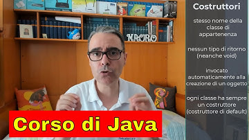 CORSO JAVA | Costruttori
