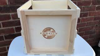 Crosley Stackable Record Crate Assembly #vc #vinylcommunity #vinylrecords #crosley Cool Crate