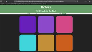 Full Stack Web Developer Course: 6_11 - Color Game Pt. 1 screenshot 5