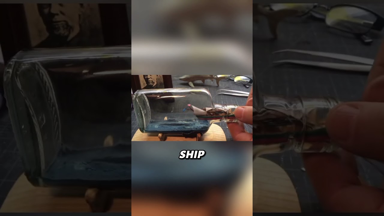 The Secret Behind Ships in a Bottle🚢🤯
