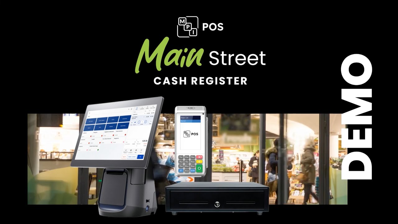 Main Street Cash Register Demo | A Simple Cash Register Upgrade by MPI POS