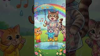 Rainy Day Fun with Mama Cat 🌧️🐱 #cat #shorts #funnycats