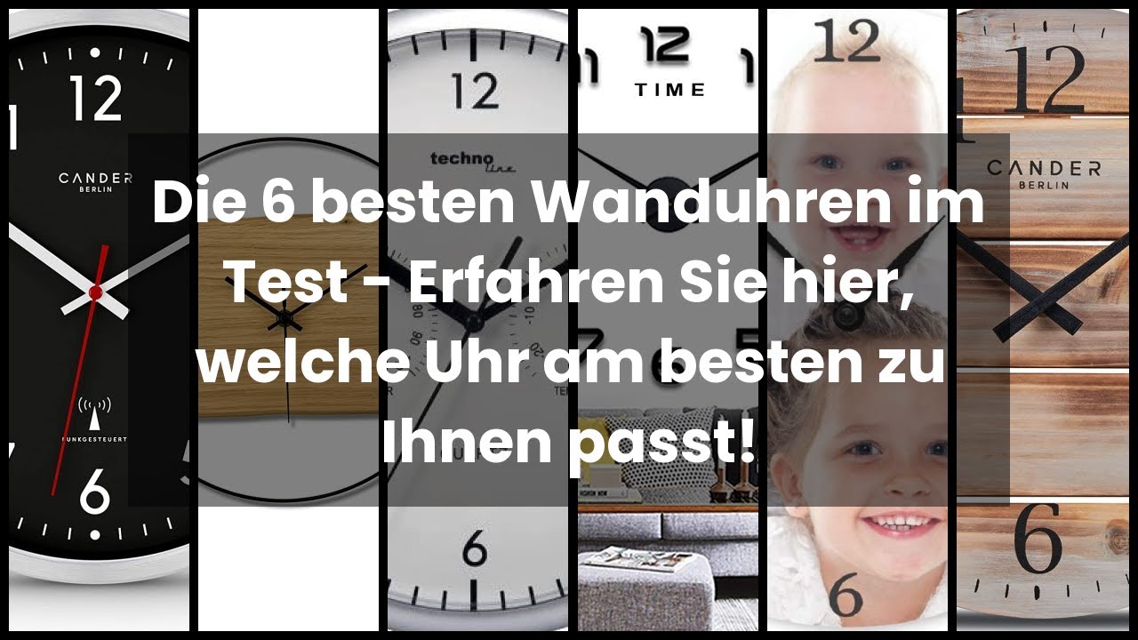 Wanduhr: Die 6 besten Wanduhren im Test - Erfahren Sie hier, welche Uhr am besten zu Ihnen passt!
