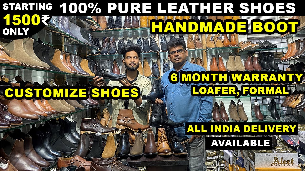 Leather Shoe Market Dharavi | Shoe Museum | Pure Leather Shoes In ...