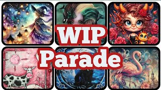 Diamond Painting WIP Parade (April 24) | Let's take a look at the kits that I'm working on ❤️