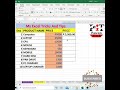 How to add Indian Rupee symbol In Excel #short #shorts #excel_formulas_and_functions ,ms excel short
