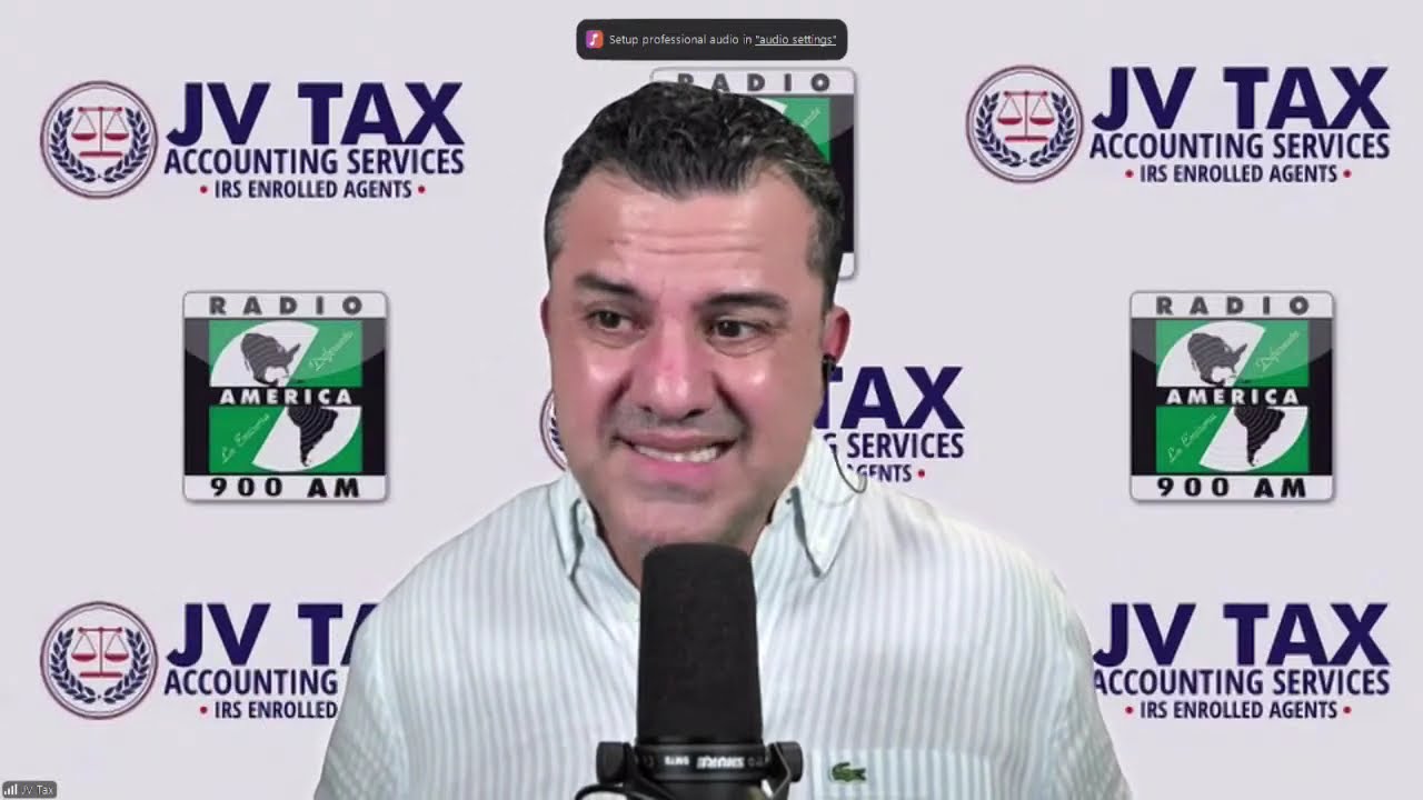 Hablando de Impuestos con Lic. Jimmy Vargas de JV Tax & Accounting Services. 2026-09-16