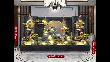 Thác Nước Phong Thủy Non Bộ Sân Vườn