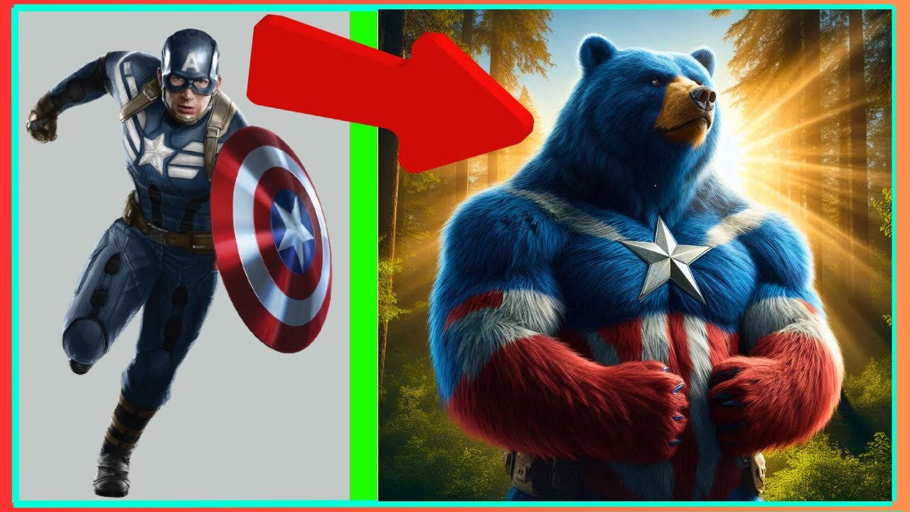 AVENGERS BUT BEAR  🐻 VENGERS (Marvel & DC Legends) 2025💥