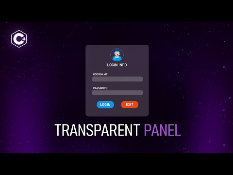 How to Make Transparent Panel in C# - Win Form