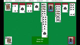 Windows XP Spider Solitaire (PC game)