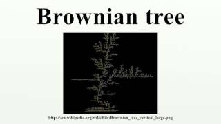 Brownian tree