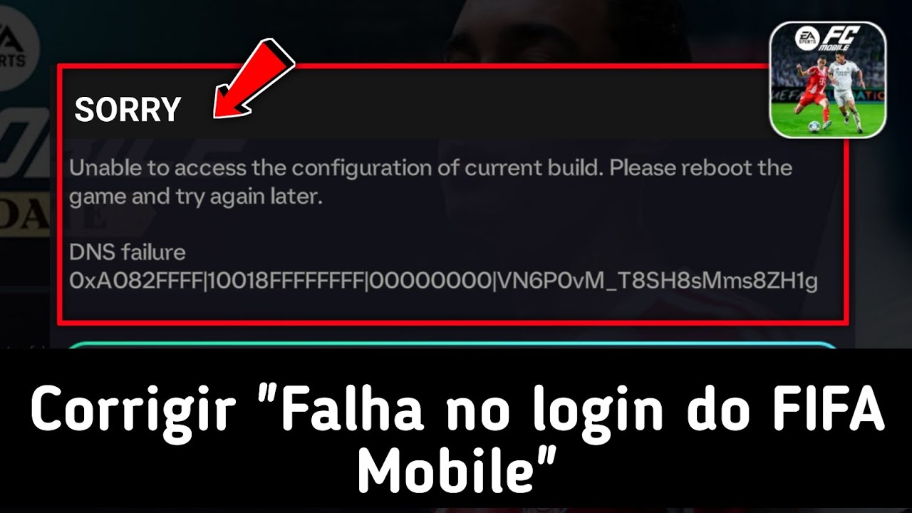 Fifa Red Log In Como Resolver Problema de Falha no Login do FIFA Mobile (2025 ...
