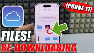 Повторная загрузка файлов iCloud на iPhone 17/17 Pro Max! screenshot 4