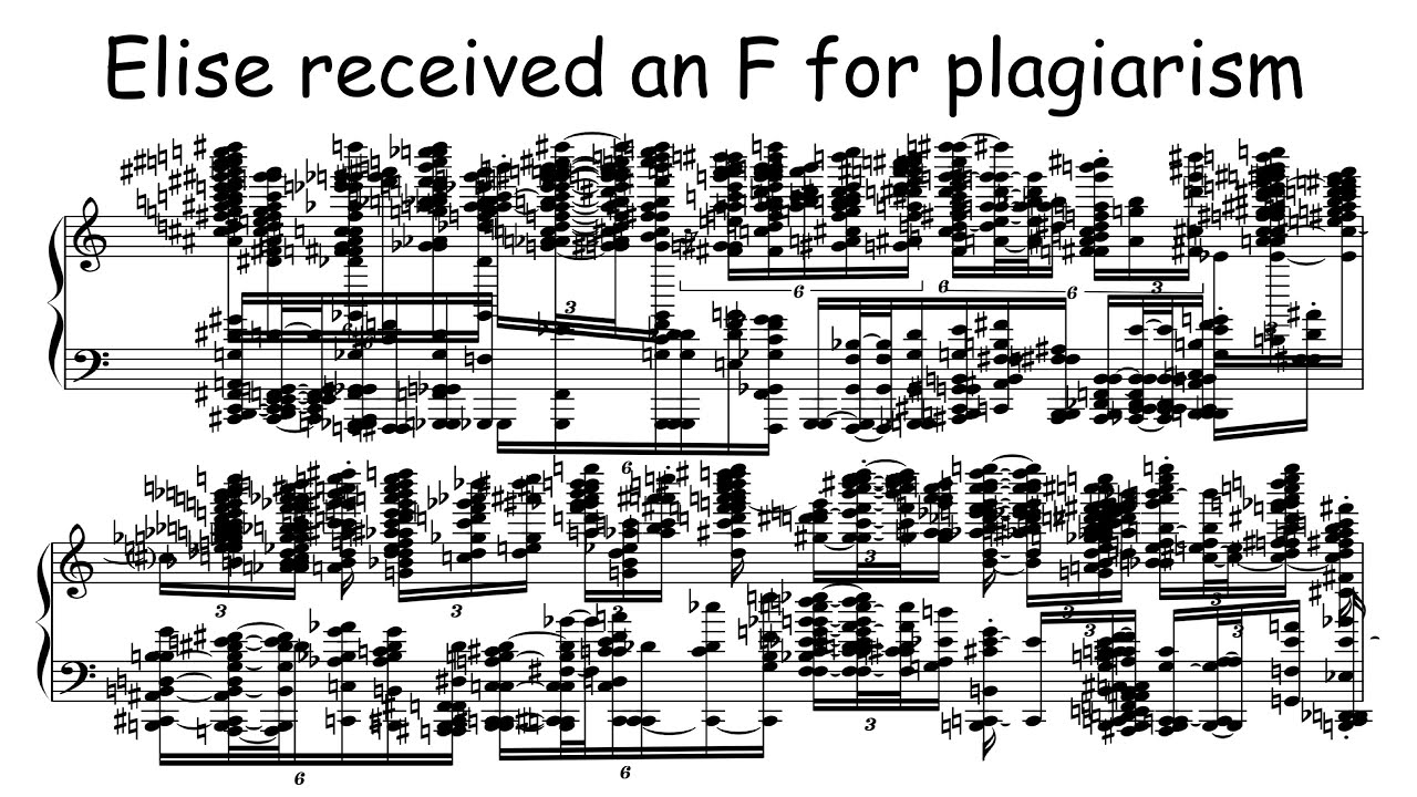 Für Elise but Elise copied her friend's homework - Day 25 | 30-Day Composition Challenge
