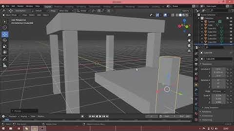 Tutorial Blender - Membuat Meja dan Kursi Sederhana