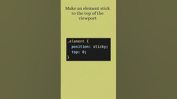 The EASIEST Way to Create Sticky Headers in CSS! 🚀 #codenewbie #vocabulary #frontendcourse