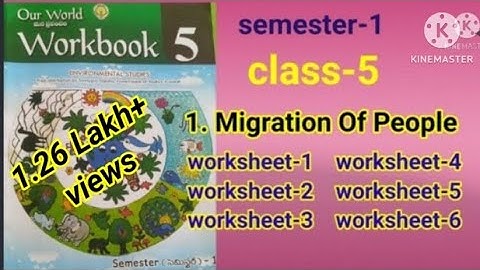 class-5# 1.Migration of People# semester-1# Our World #workbook