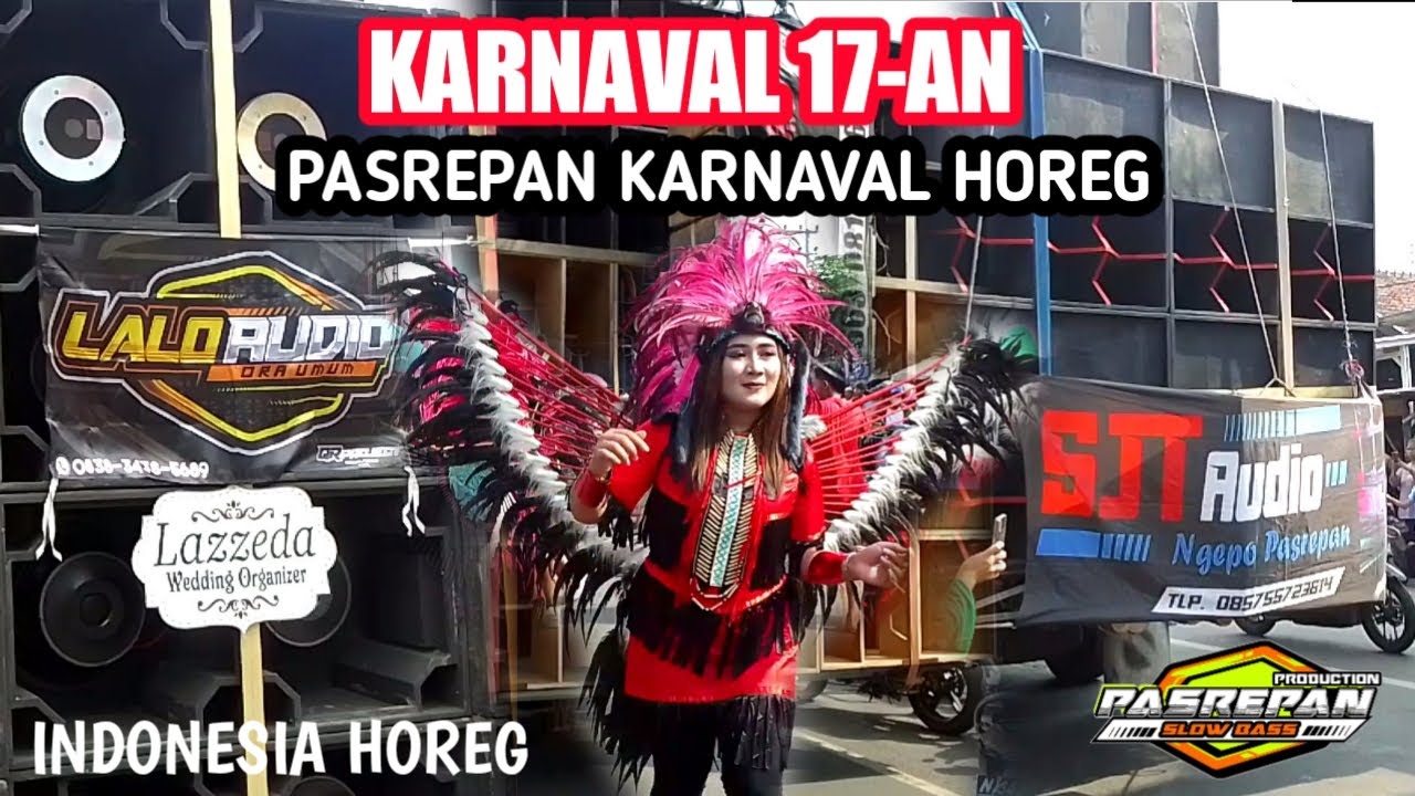 kemeriahan karnaval 17-an kec Pasrepan || HUT RI yg ke 77