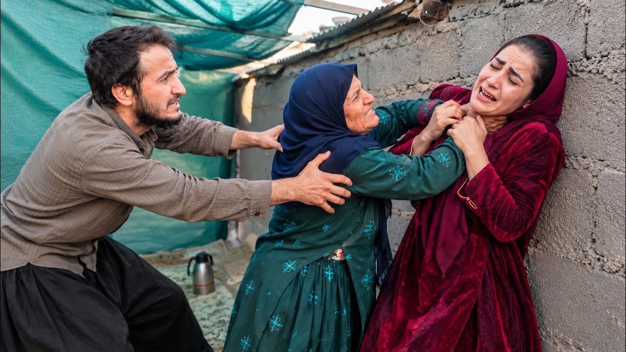 "Sakineh's attack on Hajar! Agha Hassan rose to the defense 😡👊"