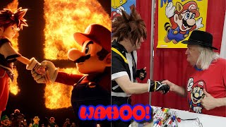 I met Charles Martinet the voice of Mario!