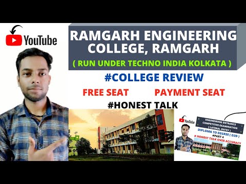 RAMGARH ENGG COLLEGE | TECHNO INDIA KOLKATA | FREE SEATS | PAYMENT SEATS | COLLEGE REVIEW |