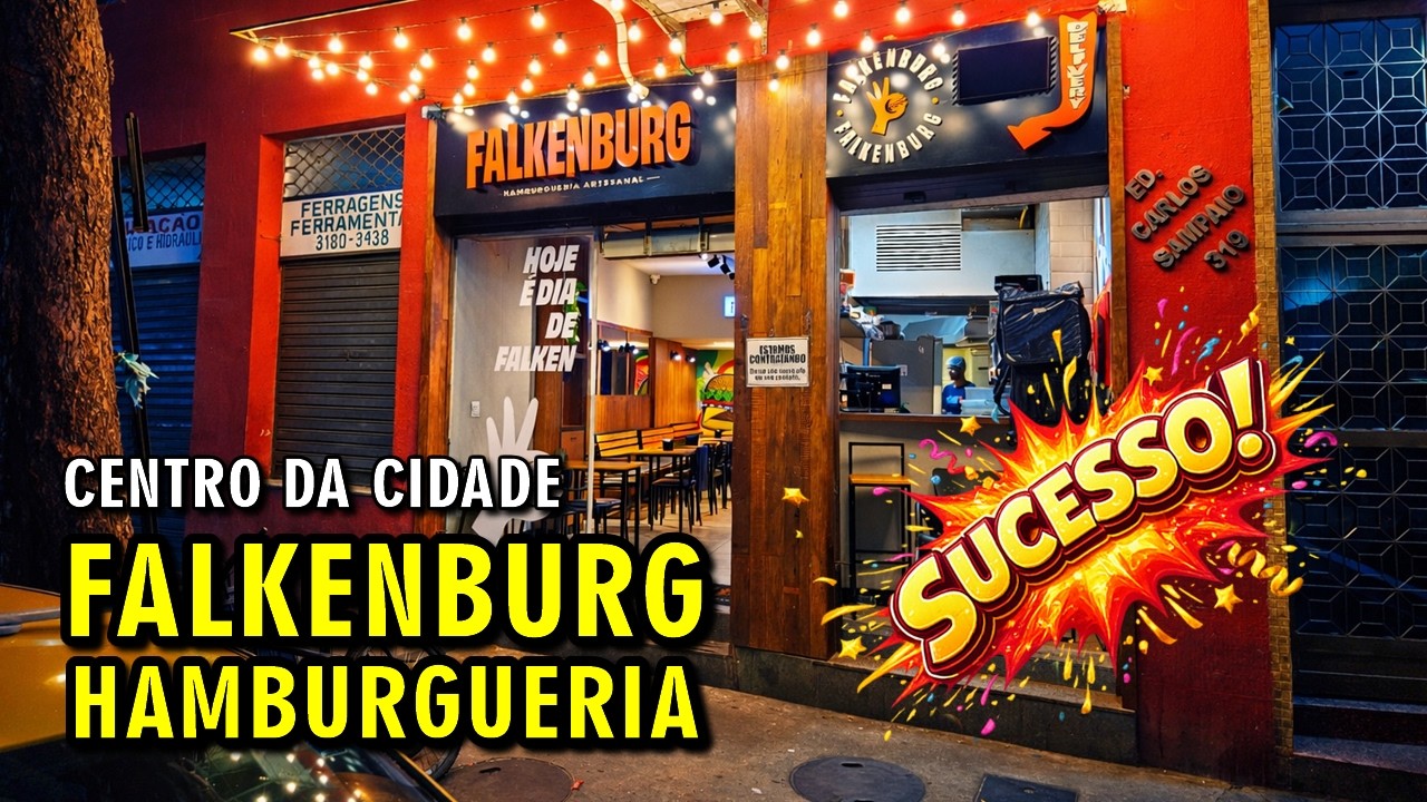 Eles começaram com uma Carrocinha… Hoje Estão numa loja no Centro do Rio | Falkenburg Hamburgueria