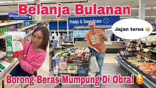 MONTHLY GROCERY SHOPPING! Stocking Up on Rice While It's On Sale! So Many Discounts 🥰
