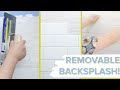 Removable Tile Backsplash For Renters