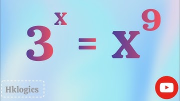 United States | A nice math olympiad exponential equation 3^x = x^9