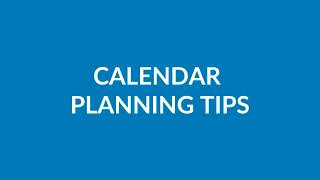 5 Promotional Calendar- Creating Your Calendar