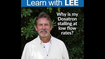 Learn with Lee – Troubleshooting Dosatron: Why Your Injector Stalls at Flow Rates Explained!