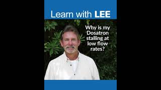 Learn with Lee – Troubleshooting Dosatron: Why Your Injector Stalls at Flow Rates Explained!