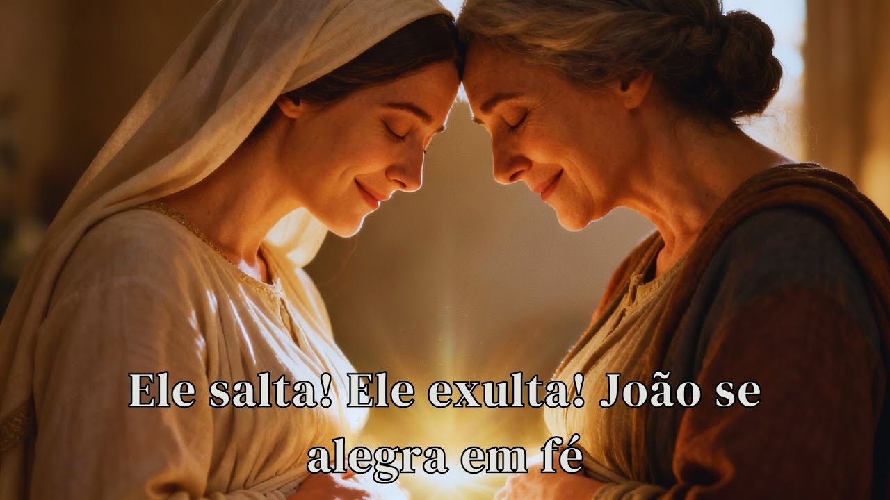 Ele Saltou no Ventre! | João Batista Reconhece Jesus | Música Católica #musicacatolica  #jesuscristo