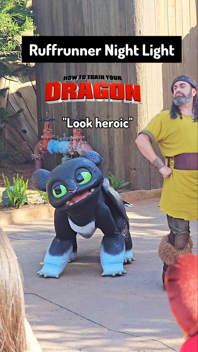 Baby Dragon Night Lights at Epic Universe | Ruffrunner at Isle of Berk