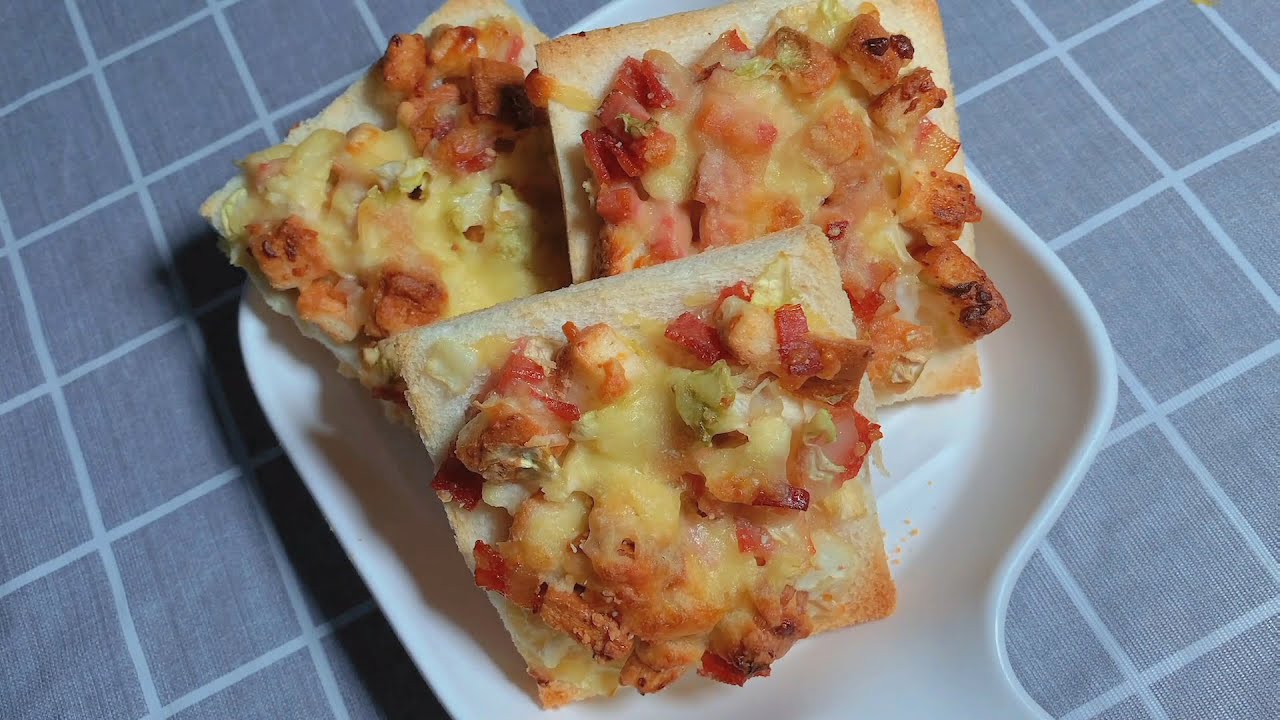 早餐食谱 凯撒沙拉吐司|Healthy Breakfast Ideas|Caesar Salad Toast|Quick&Easy Cabbage Recipe