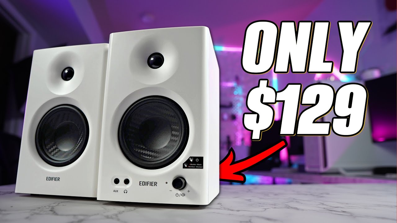 Best Budget White Speakers* Edifier MR4 Review 