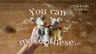 Mouse Sewing Pattern Tutorial | How to Sew a Miniature Soft Toy Mouse screenshot 5