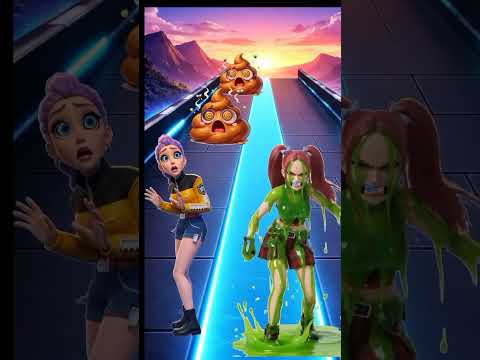 K-Pop Demon Hunters 😱 Rumi Reacts to Slime! | Funny Cartoon Shorts