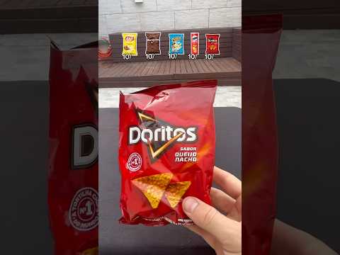 Qual salgadinho você escolhe pra comer? #experimento #doritos #cheetos #pringles #lays
